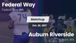 Matchup: Federal Way High vs. Auburn Riverside  2017