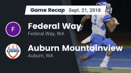 Recap: Federal Way  vs. Auburn Mountainview  2018