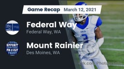 Recap: Federal Way  vs. Mount Rainier  2021