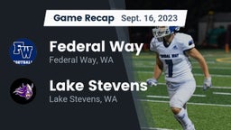 Recap: Federal Way  vs. Lake Stevens  2023