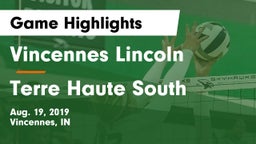 Vincennes Lincoln  vs Terre Haute South Game Highlights - Aug. 19, 2019