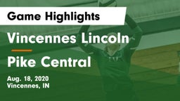 Vincennes Lincoln  vs Pike Central Game Highlights - Aug. 18, 2020