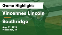 Vincennes Lincoln  vs Southridge  Game Highlights - Aug. 22, 2020