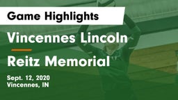 Vincennes Lincoln  vs Reitz Memorial  Game Highlights - Sept. 12, 2020