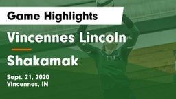 Vincennes Lincoln  vs Shakamak  Game Highlights - Sept. 21, 2020