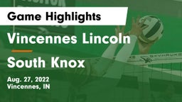 Vincennes Lincoln  vs South Knox  Game Highlights - Aug. 27, 2022