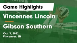 Vincennes Lincoln  vs Gibson Southern  Game Highlights - Oct. 3, 2022