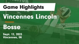 Vincennes Lincoln  vs Bosse  Game Highlights - Sept. 12, 2023