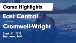 East Central  vs Cromwell-Wright  Game Highlights - Sept. 12, 2022