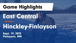 East Central  vs Hinckley-Finlayson  Game Highlights - Sept. 19, 2023