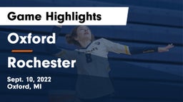 Oxford  vs Rochester  Game Highlights - Sept. 10, 2022