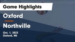 Oxford  vs Northville  Game Highlights - Oct. 1, 2022