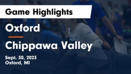 Oxford  vs Chippawa Valley Game Highlights - Sept. 30, 2023