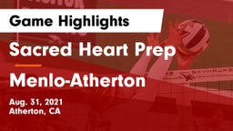 Sacred Heart Prep  vs Menlo-Atherton  Game Highlights - Aug. 31, 2021