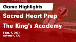 Sacred Heart Prep  vs The King's Academy  Game Highlights - Sept. 9, 2021