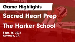 Sacred Heart Prep  vs The Harker School Game Highlights - Sept. 16, 2021