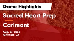 Sacred Heart Prep  vs Carlmont  Game Highlights - Aug. 26, 2023