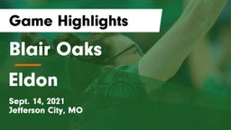 Blair Oaks  vs Eldon  Game Highlights - Sept. 14, 2021