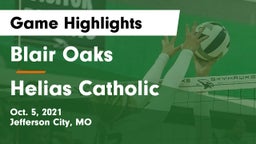 Blair Oaks  vs Helias Catholic  Game Highlights - Oct. 5, 2021