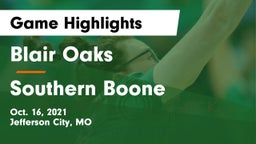 Blair Oaks  vs Southern Boone  Game Highlights - Oct. 16, 2021