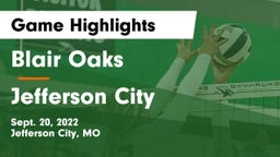 Blair Oaks  vs Jefferson City  Game Highlights - Sept. 20, 2022
