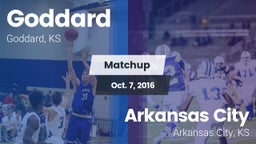 Matchup: Goddard  vs. Arkansas City  2016