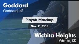 Matchup: Goddard  vs. Wichita Heights  2016