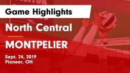North Central  vs MONTPELIER Game Highlights - Sept. 24, 2019