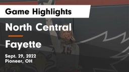 North Central  vs Fayette  Game Highlights - Sept. 29, 2022