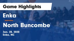 Enka  vs North Buncombe  Game Highlights - Jan. 28, 2020