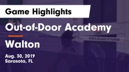 Out-of-Door Academy  vs Walton  Game Highlights - Aug. 30, 2019