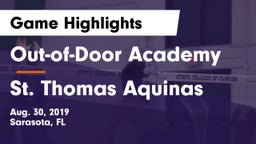 Out-of-Door Academy  vs St. Thomas Aquinas  Game Highlights - Aug. 30, 2019