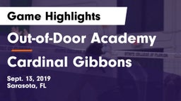 Out-of-Door Academy  vs Cardinal Gibbons  Game Highlights - Sept. 13, 2019
