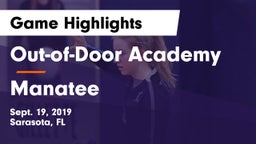 Out-of-Door Academy  vs Manatee Game Highlights - Sept. 19, 2019