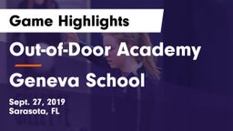 Out-of-Door Academy  vs Geneva School Game Highlights - Sept. 27, 2019
