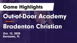 Out-of-Door Academy  vs Bradenton Christian Game Highlights - Oct. 13, 2020