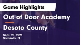 Out of Door Academy vs Desoto County  Game Highlights - Sept. 25, 2021