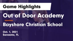 Out of Door Academy vs Bayshore Christian School Game Highlights - Oct. 1, 2021