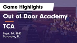 Out of Door Academy vs TCA Game Highlights - Sept. 24, 2022