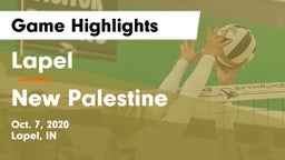 Lapel  vs New Palestine  Game Highlights - Oct. 7, 2020
