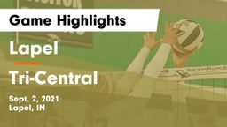 Lapel  vs Tri-Central Game Highlights - Sept. 2, 2021