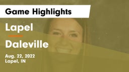 Lapel  vs Daleville  Game Highlights - Aug. 22, 2022
