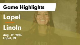 Lapel  vs Linoln Game Highlights - Aug. 19, 2023