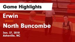 Erwin  vs North Buncombe  Game Highlights - Jan. 27, 2018