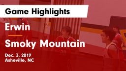 Erwin  vs Smoky Mountain  Game Highlights - Dec. 3, 2019