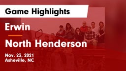 Erwin  vs North Henderson Game Highlights - Nov. 23, 2021