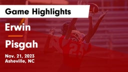 Erwin  vs Pisgah  Game Highlights - Nov. 21, 2023