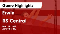 Erwin  vs RS Central  Game Highlights - Dec. 12, 2023