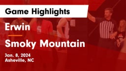 Erwin  vs Smoky Mountain  Game Highlights - Jan. 8, 2024