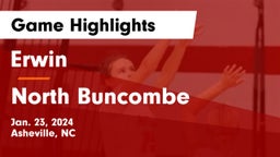 Erwin  vs North Buncombe  Game Highlights - Jan. 23, 2024